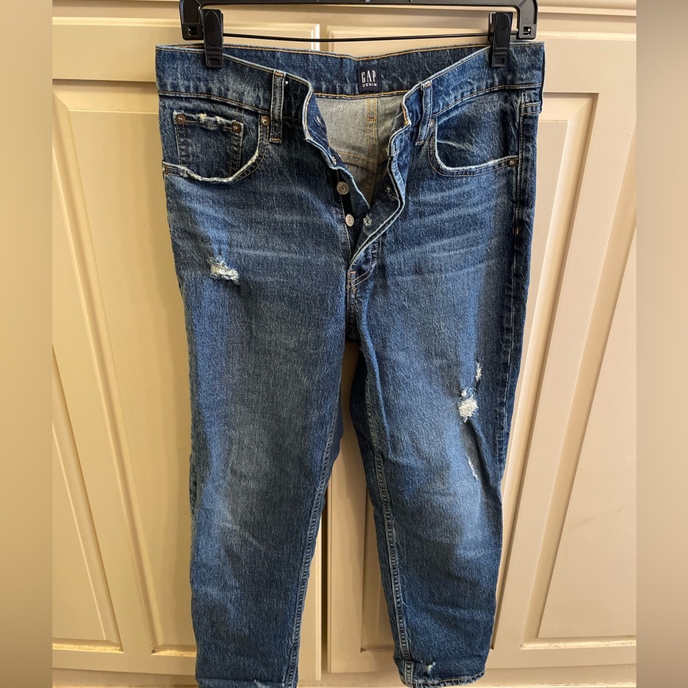 Distressed Gap Jeans